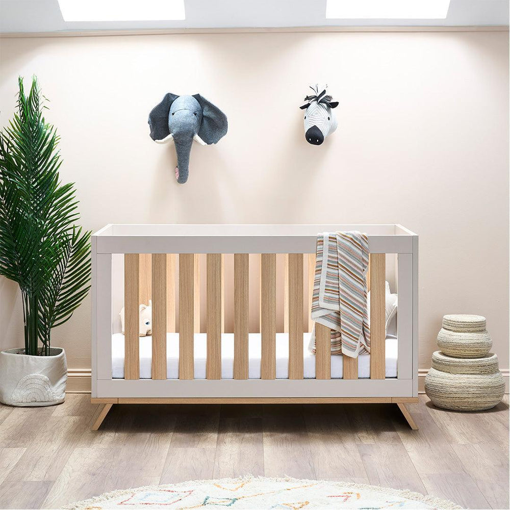 Obaby Thea Cot Bed - Latte-Cot Beds-Latte- | Natural Baby Shower