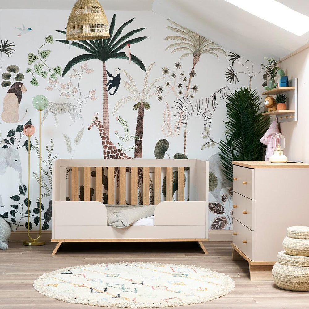 Obaby Thea Cot Bed - Latte-Cot Beds-Latte- | Natural Baby Shower