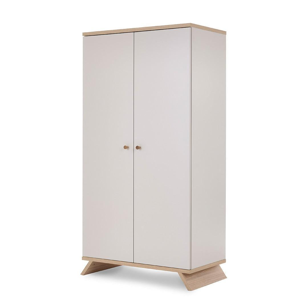 Obaby Thea Double Wardrobe - Latte-Wardrobes-Latte- | Natural Baby Shower