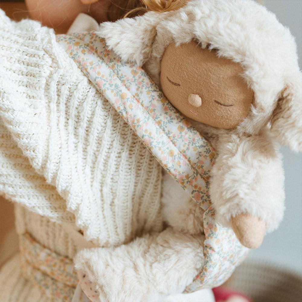 Olli Ella Cozy Dinkum Doll - Lamby Picket-Dolls-Lamby Picket- | Natural Baby Shower