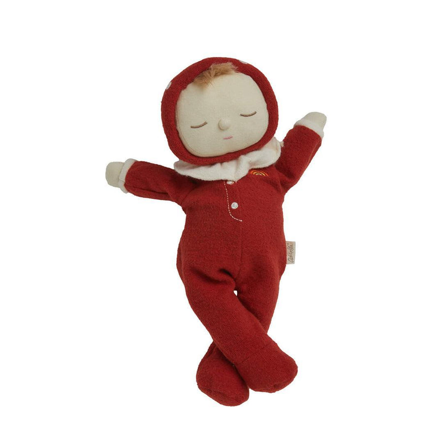 Olli Ella Dozy Dinkum Toadstool Moppet - Red-Dolls-Red- | Natural Baby Shower