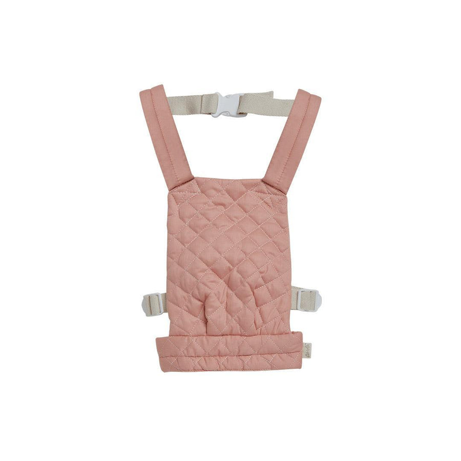 Olli Ella Dinkum Dolls Quilted Carrier - Rose-Soft Toys-Rose- | Natural Baby Shower