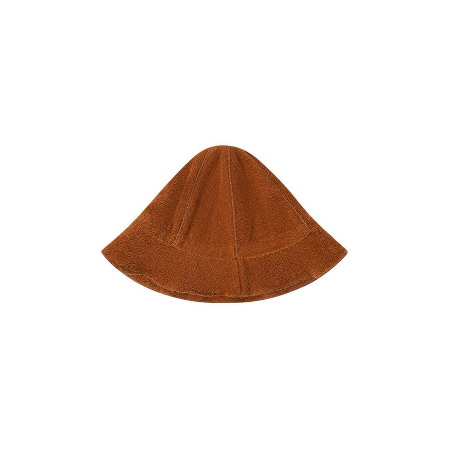 Organic Zoo Terry Sun Hat - Terracotta-Hats- | Natural Baby Shower