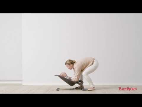 BabyBjörn Balance Soft Baby Bouncer - Beige/Grey - Woven/Jersey