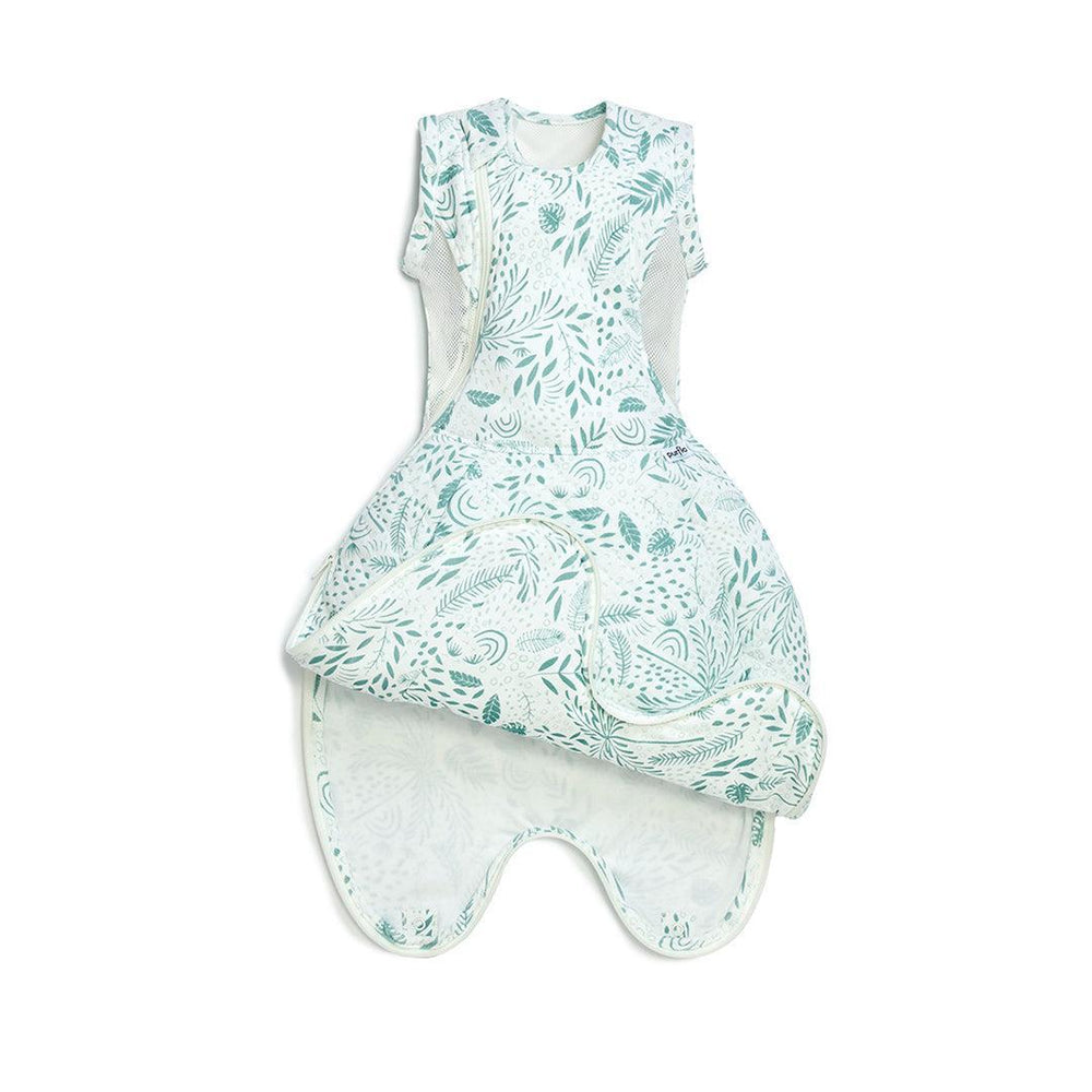 Purflo Swaddle to Sleep Bag 2.5 Tog 0-4m All Seasons - Jungle Fever-Sleeping Bags-Jungle Fever-0-4m | Natural Baby Shower