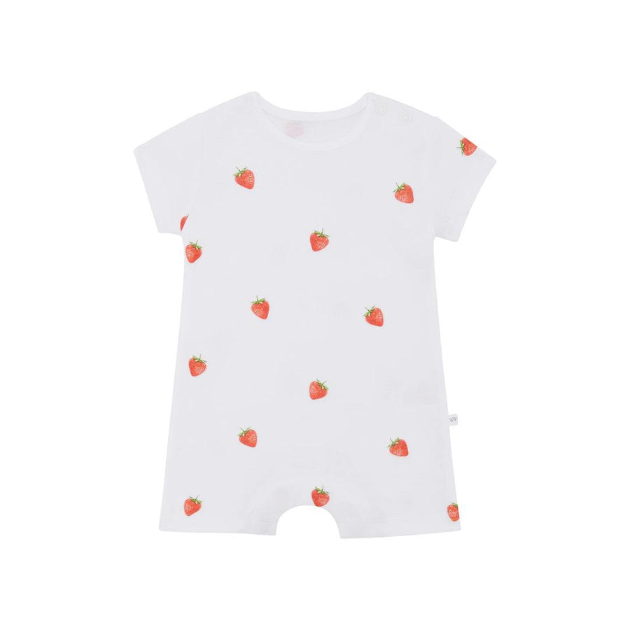 Rosa & Blue Romper - Strawberry-Rompers- | Natural Baby Shower