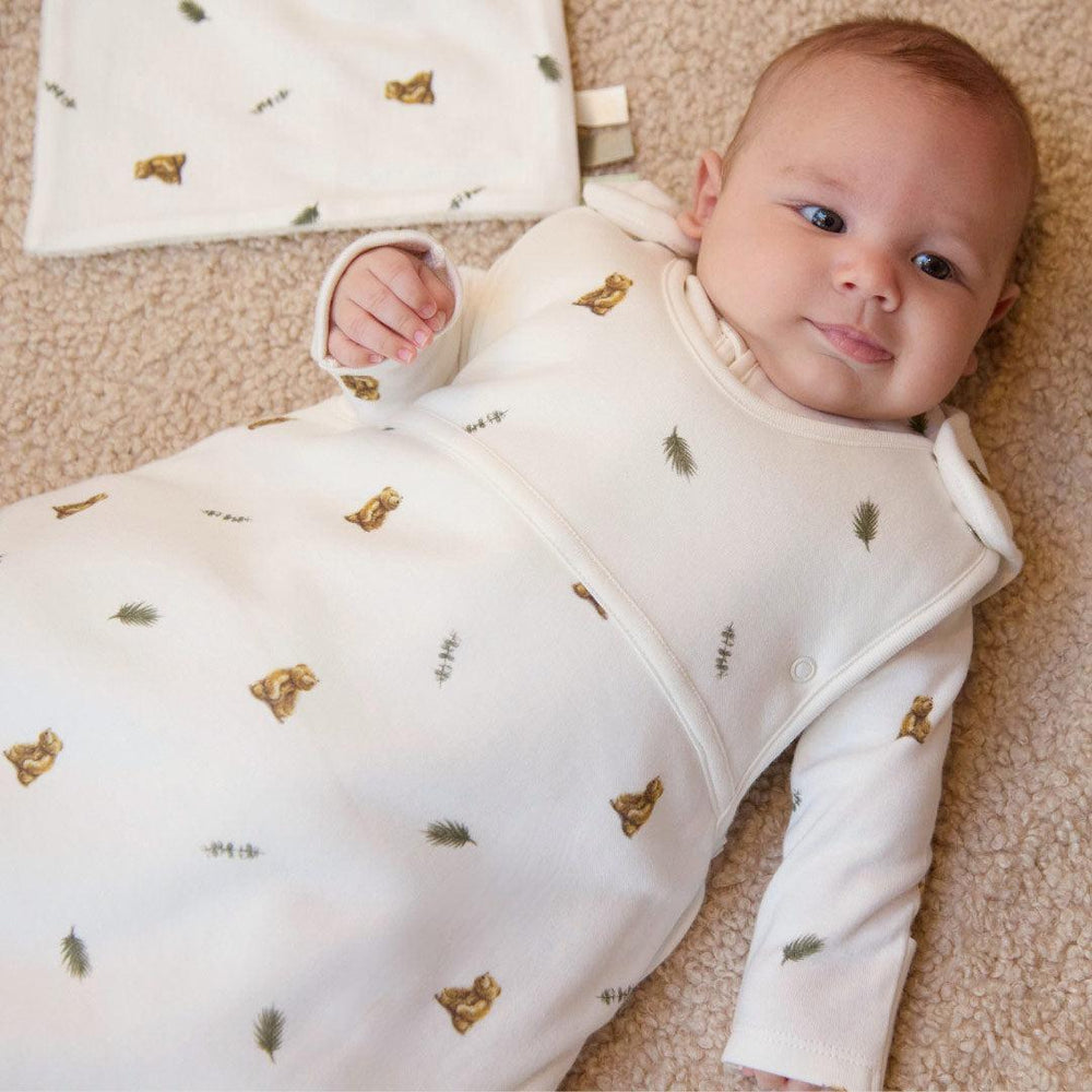 Rosa & Blue Sleeping Bag - 1.5 Tog - Brown Bear-Sleeping Bags-Brown Bear-3-24m | Natural Baby Shower