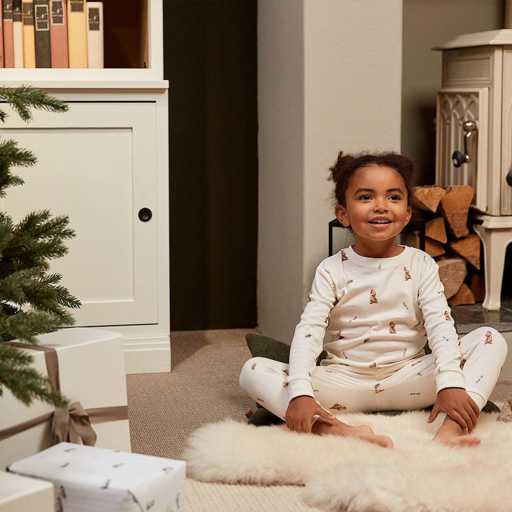 Rosa & Blue Pyjamas - Christmas Bear-Pyjamas- | Natural Baby Shower