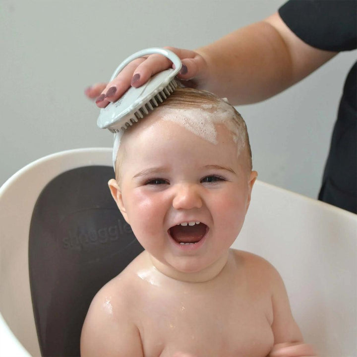 Shnuggle Baby Brush - Grey-Hair Care-Grey- | Natural Baby Shower