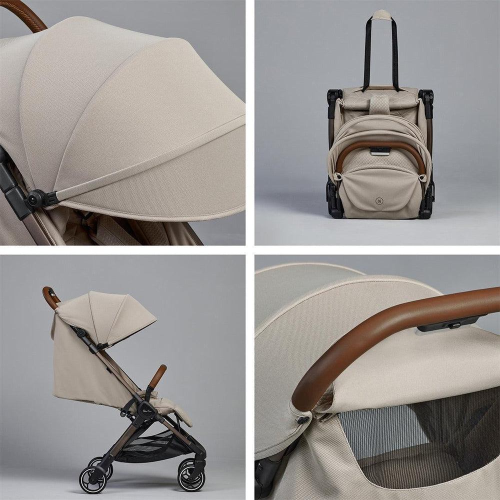 Silver Cross Clic 2 Compact Stroller - Latte-Strollers-Latte- | Natural Baby Shower