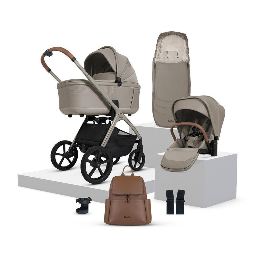 Silver Cross Cove Pushchair Accessory Bundle - Champagne-Strollers-Champagne- | Natural Baby Shower