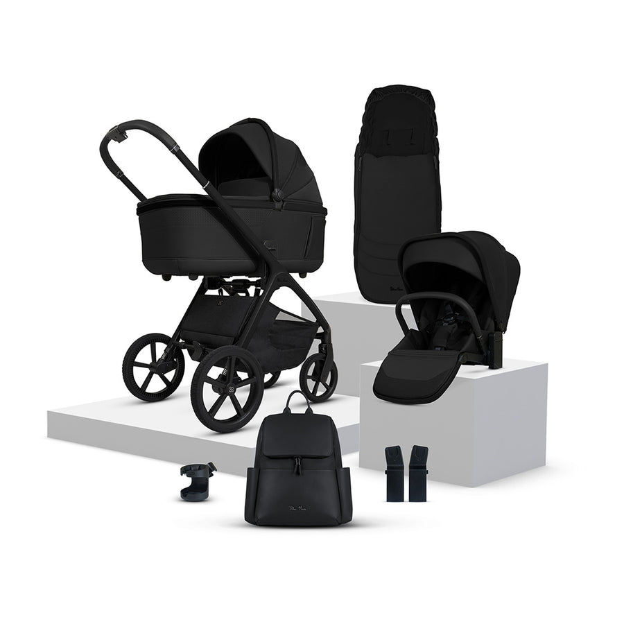 Silver Cross Cove Pushchair Accessory Bundle - Onyx-Strollers-Onyx- | Natural Baby Shower