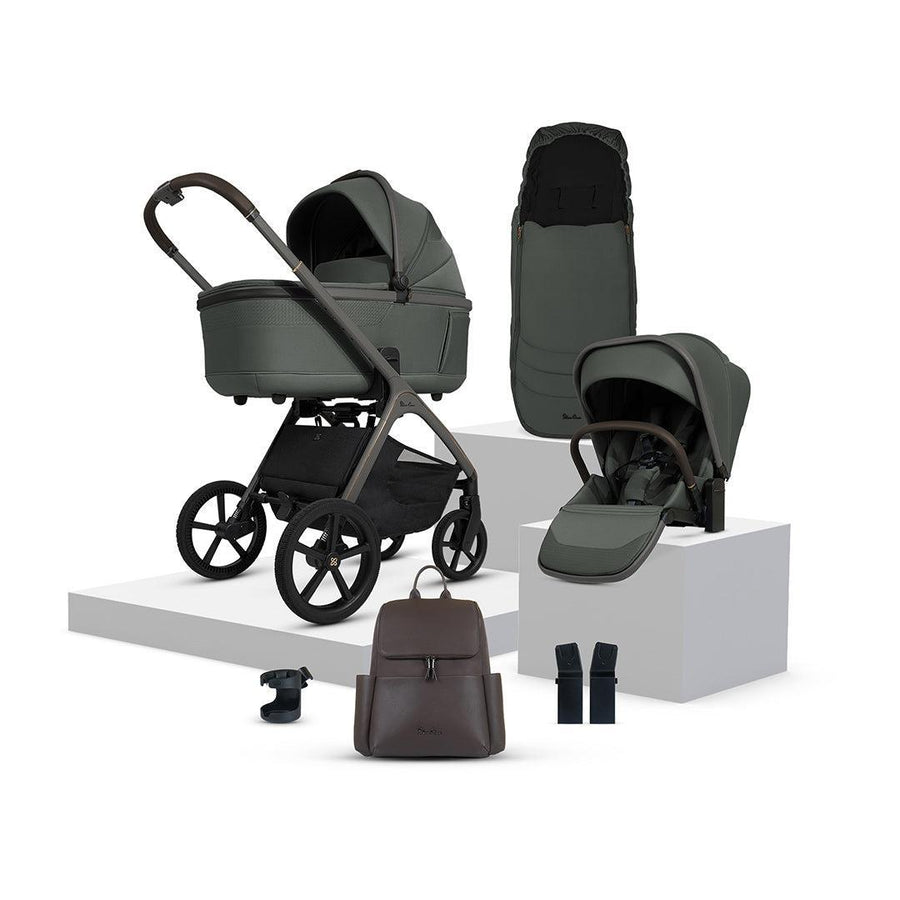 Silver Cross Cove Pushchair Accessory Bundle - Pewter-Strollers-Pewter- | Natural Baby Shower