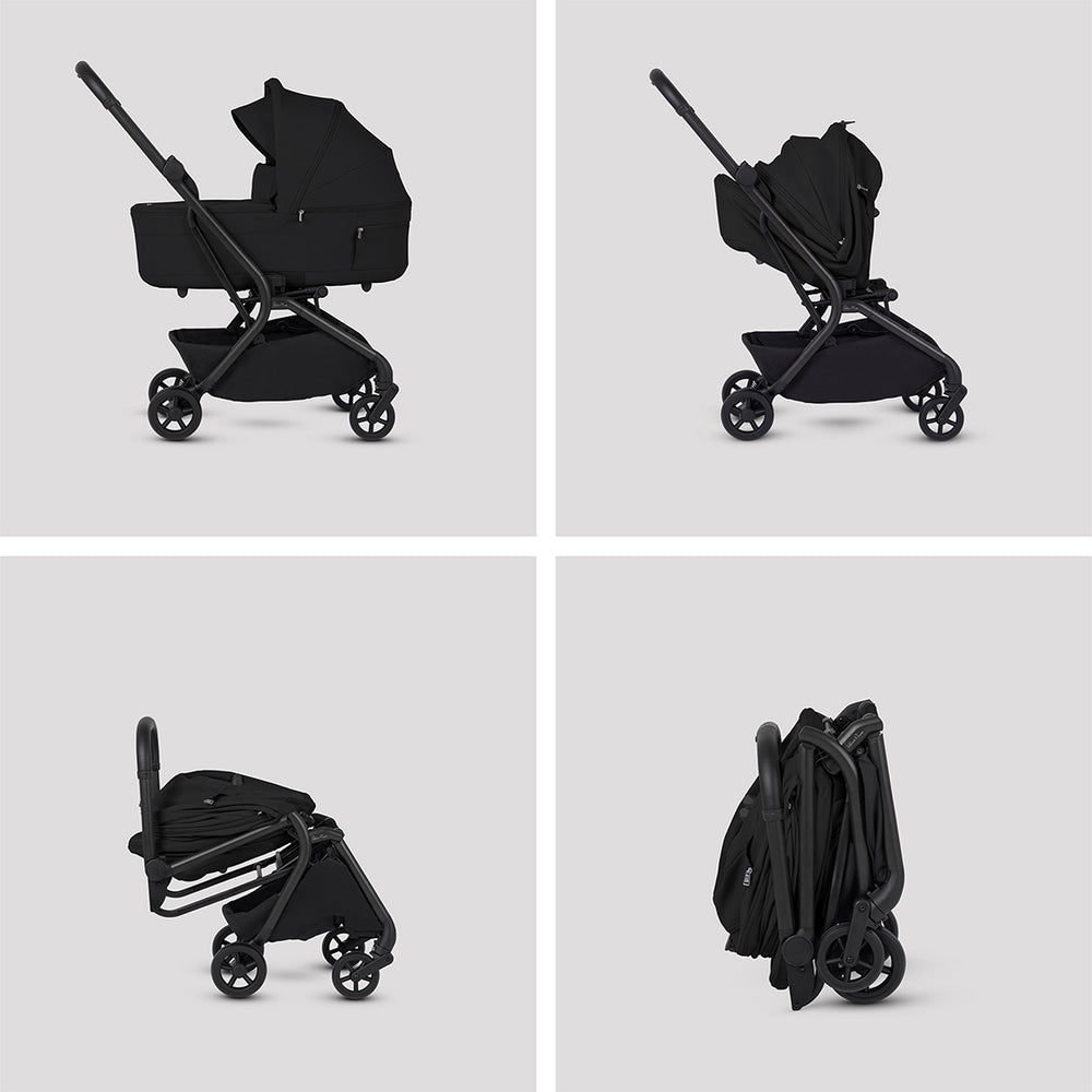Silver Cross Nia Carrycot - Onyx-Carrycots-Onyx- | Natural Baby Shower