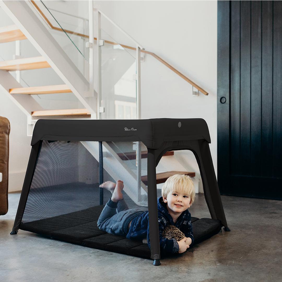 Silver Cross Slumber Travel Cot Carbon Natural Baby Shower