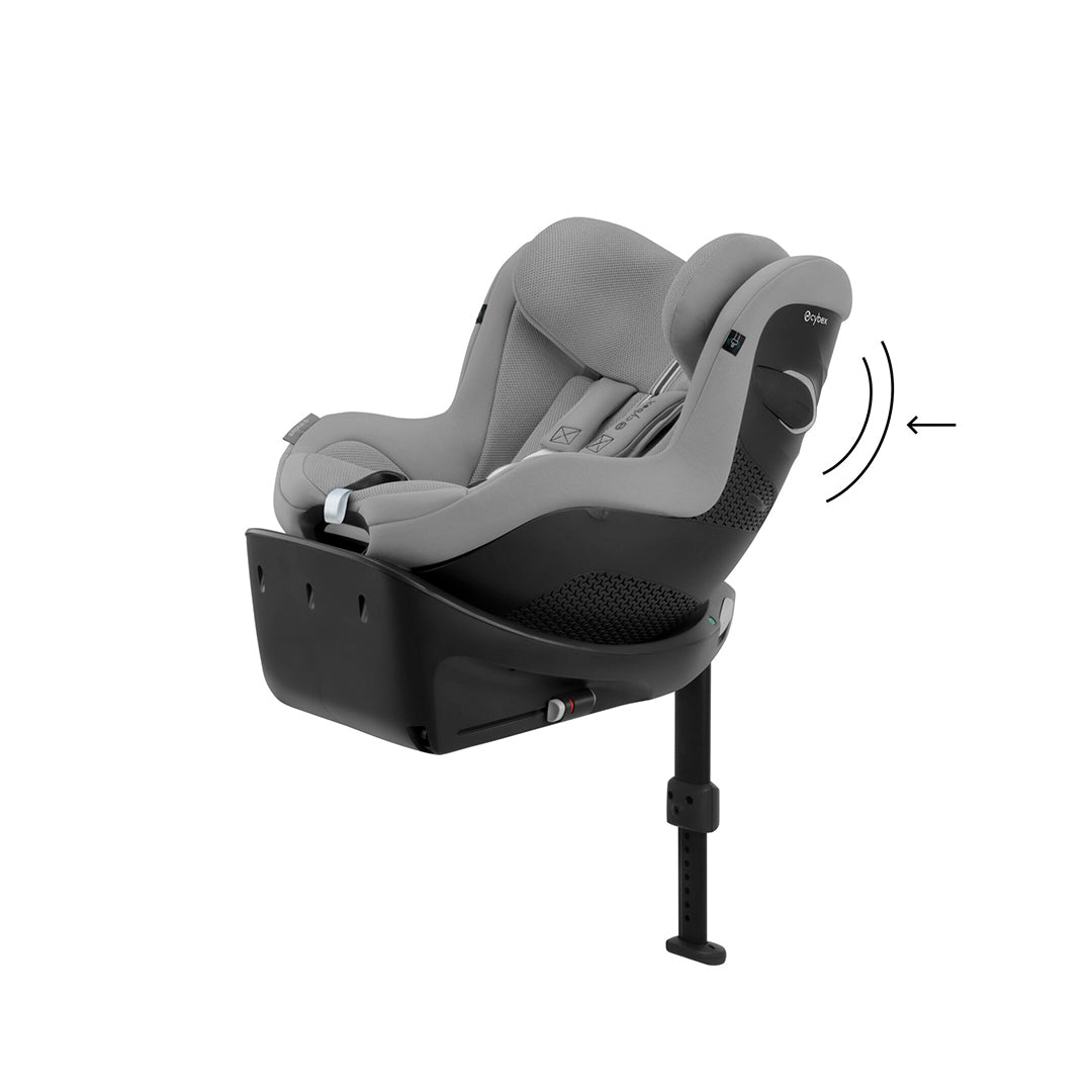 CYBEX Sirona Gi i-Size Plus Car Seat - Stone Grey-Car Seats-Stone Grey- | Natural Baby Shower