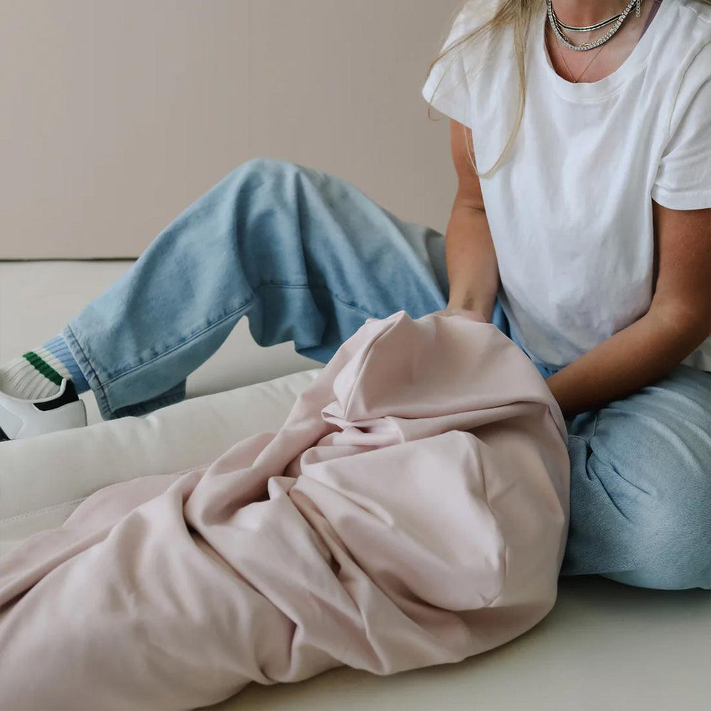 Snuggle Me Infant Lounger Cover - Petal-Baby Nest Covers-Petal- | Natural Baby Shower