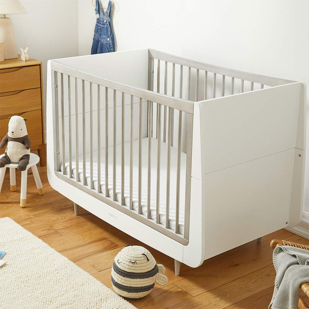SnuzKot Cot Bed - The Natural Edit - Silver Birch-Cot Beds-Silver Birch-No Mattress | Natural Baby Shower