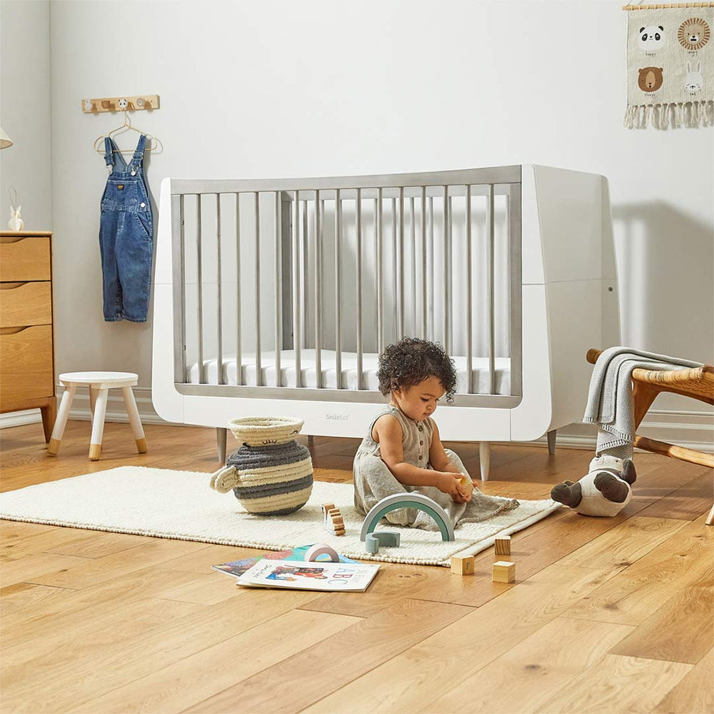 SnuzKot 3 Piece Nursery Furniture Set - The Natural Edit - Silver Birch-Nursery Sets-Silver Birch-No Mattress | Natural Baby Shower