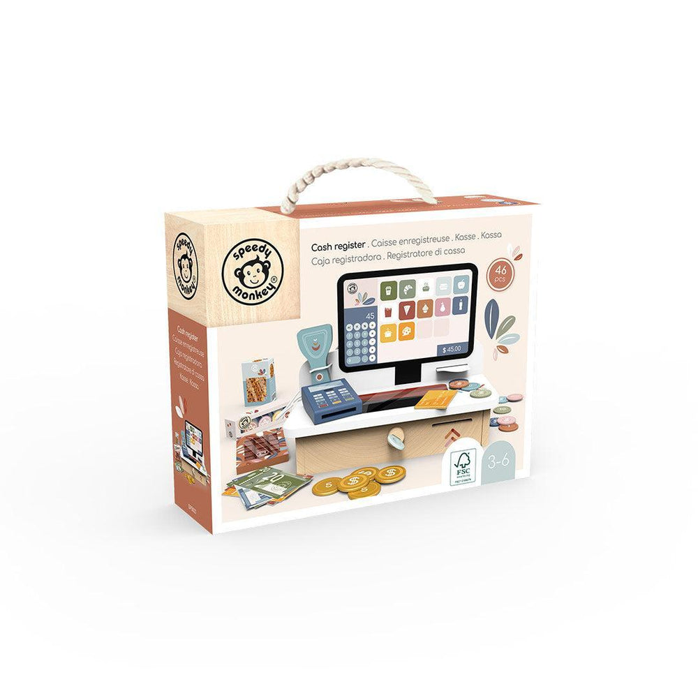 Speedy Monkey Cash Register-Role Play- | Natural Baby Shower