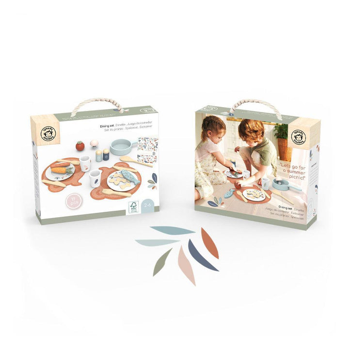 Speedy Monkey Dining Set w/19 accessories-Role Play- | Natural Baby Shower
