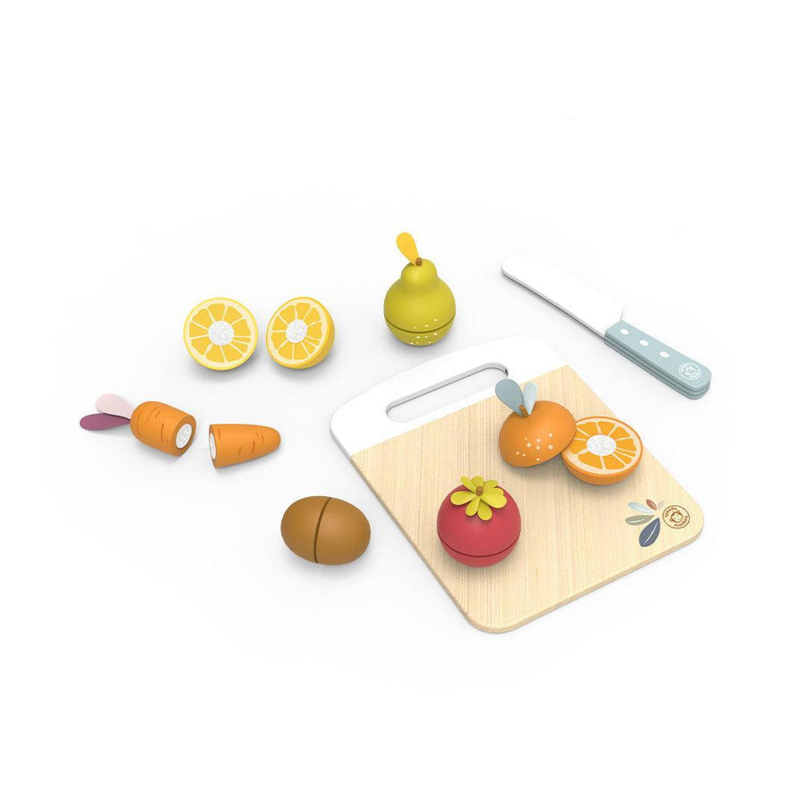 Speedy Monkey Fruits & Vegetables Cutting Playset-Role Play- | Natural Baby Shower