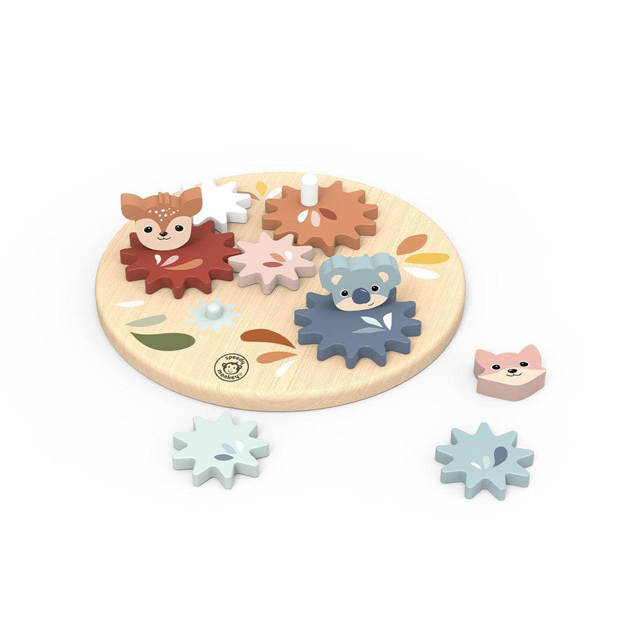 Speedy Monkey Gear Toy-Puzzles + Games- | Natural Baby Shower