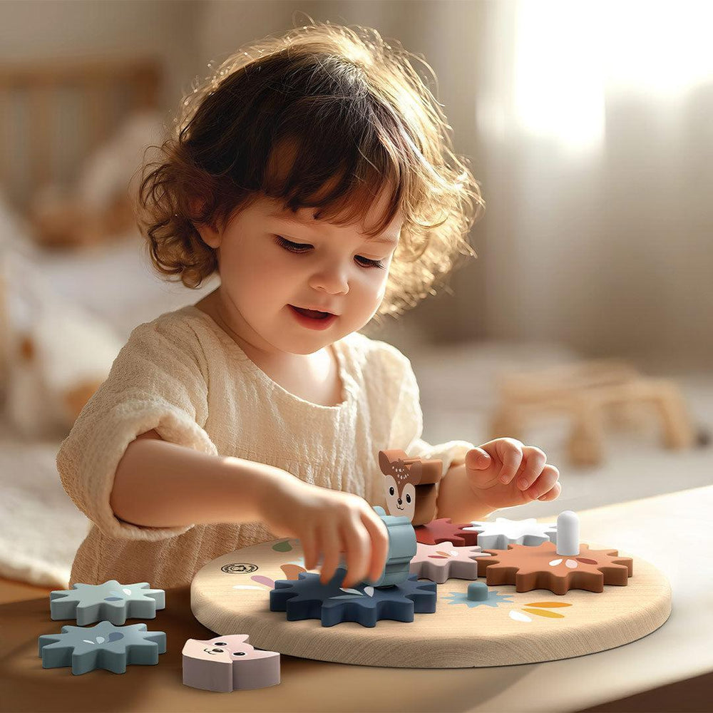 Speedy Monkey Gear Toy-Puzzles + Games- | Natural Baby Shower