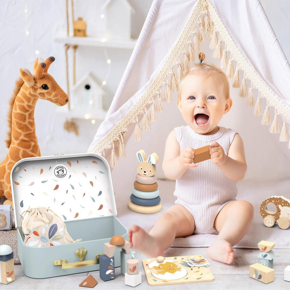 Speedy Monkey My First Toy Box-Toy Boxes- | Natural Baby Shower