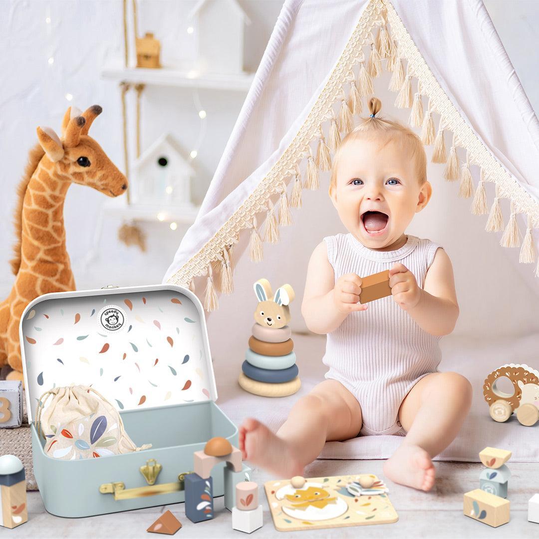 Speedy Monkey My First Toy Box-Toy Boxes- | Natural Baby Shower