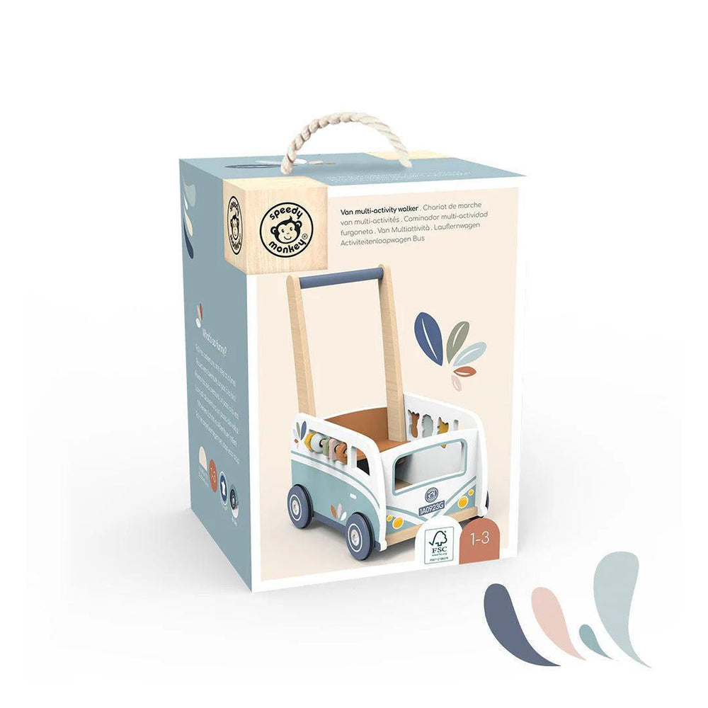 Speedy Monkey Van Activity Walker-Push-Alongs- | Natural Baby Shower