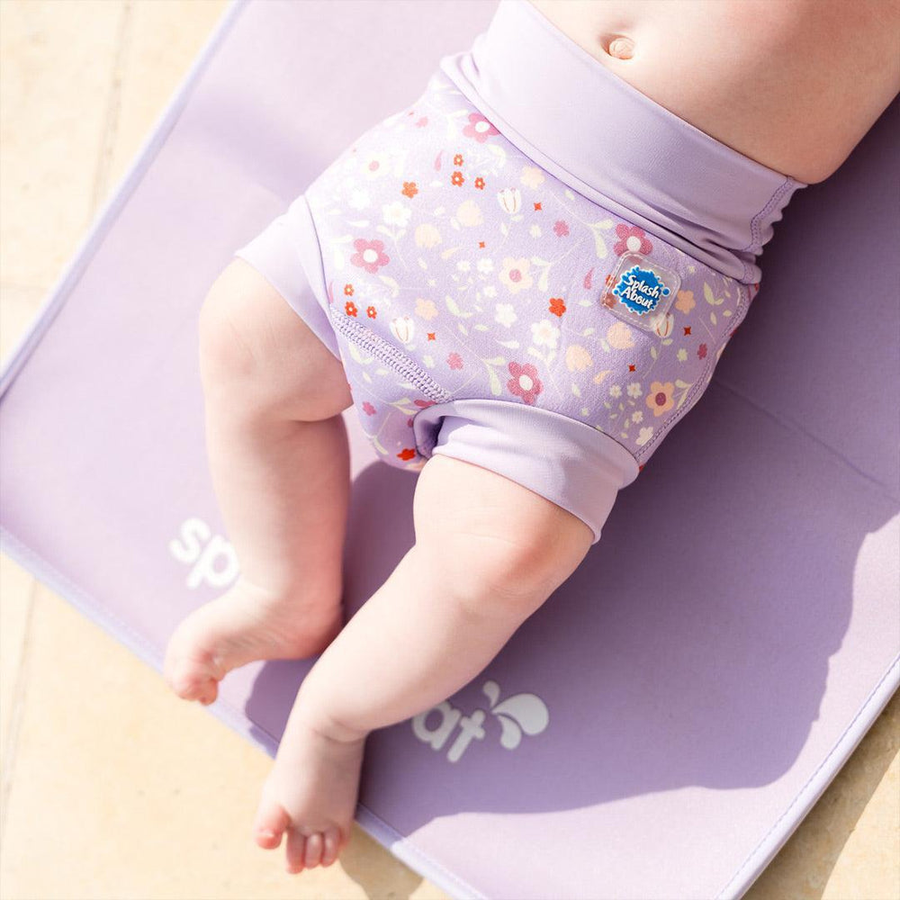 Splash About Happy Nappy Duo - Lilac Spring-Nappies-Lilac Spring-0-3m | Natural Baby Shower