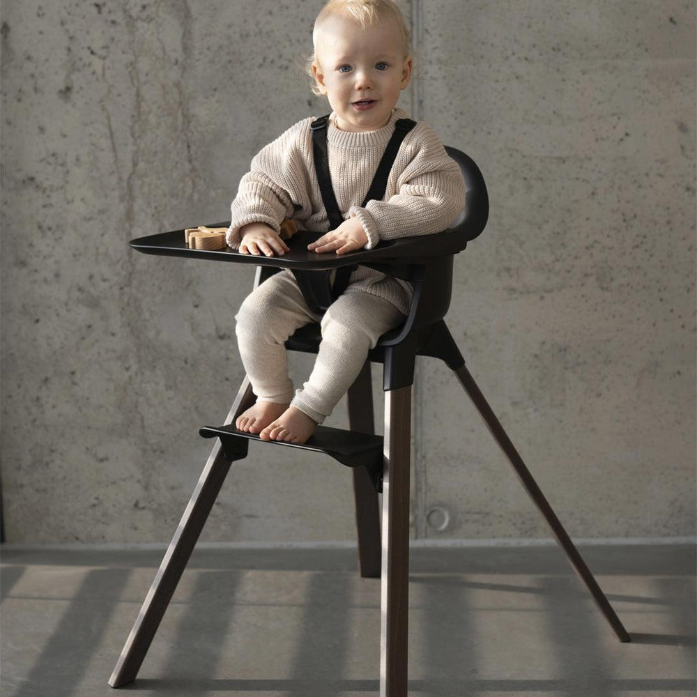 Stokke Clikk Highchair - Black / Warm Brown-Highchairs-Black / Warm Brown- | Natural Baby Shower
