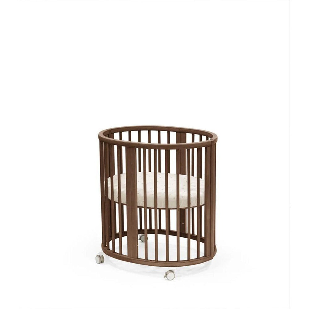 Stokke Sleepi Mini Fitted Sheet - Flower Ecru Osc-Sheets-Flower Ecru Osc- | Natural Baby Shower