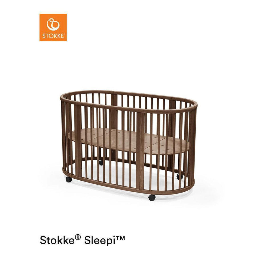 Stokke Sleepi V3 Bed - Warm Brown-Cot Beds-Warm Brown-Cot Bed | Natural Baby Shower