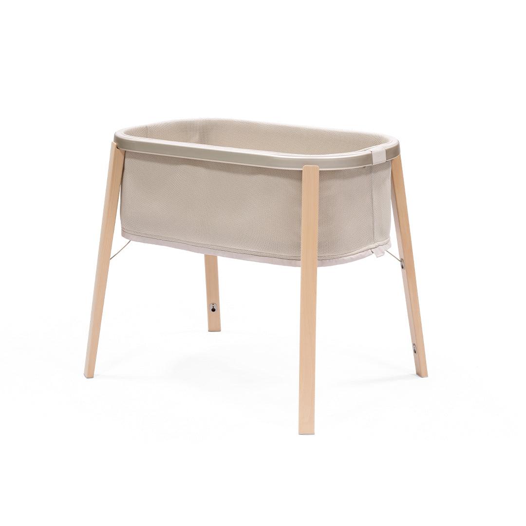 Stokke Snoozi Bassinet - Sandy Beige-Bedside Cribs-Sandy Beige-No Accessories | Natural Baby Shower