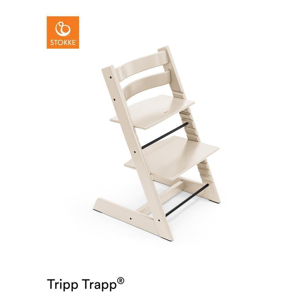 Stokke Tripp Trapp Highchair - Vanilla White-Highchairs-Vanilla White- | Natural Baby Shower