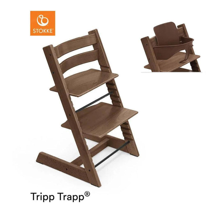 Stokke Tripp Trapp Highchair - Warm Brown-Highchairs-With Baby Set- | Natural Baby Shower