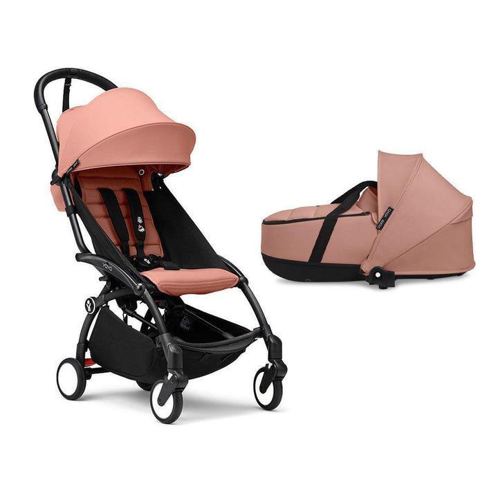 Stokke YOYO3 Newborn Shell to Toddler Bundle-Strollers-Ginger-Black | Natural Baby Shower