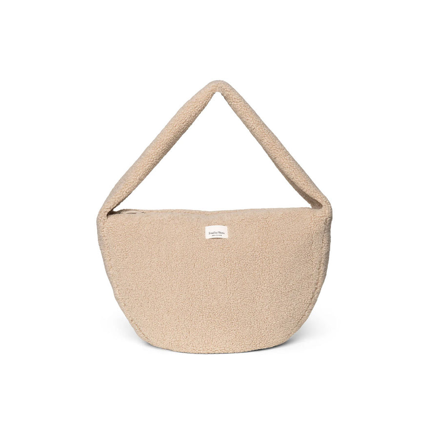 Studio Noos Ecru Teddy Cross Body Bag - Ecru-Mini Bags-Ecru-34 x 48cm | Natural Baby Shower