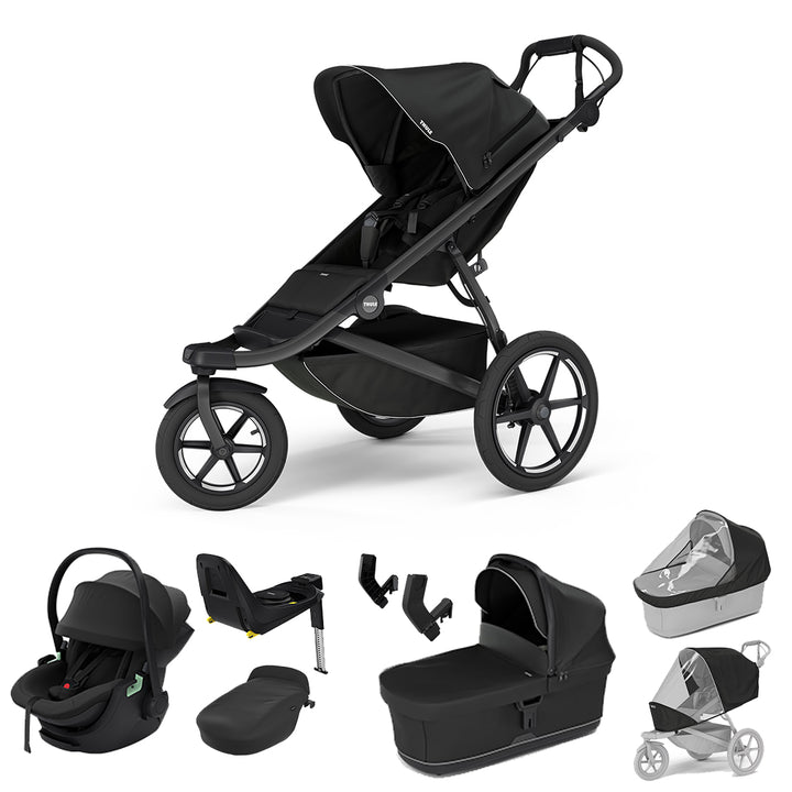 Thule Glide 3 Maple Travel System-Travel Systems-Black- | Natural Baby Shower