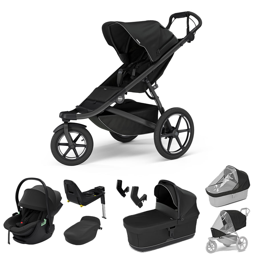 Thule Glide 3 Maple Travel System-Travel Systems-Black- | Natural Baby Shower