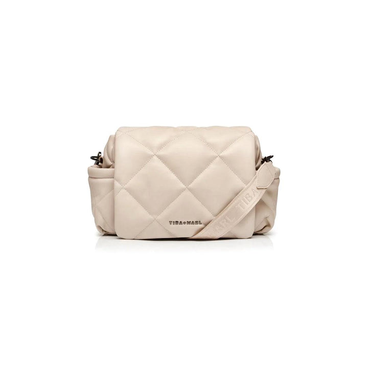 Tiba + Marl Nova Eco Compact Quilted Changing Bag - Oyster-Mini Bags-Oyster- | Natural Baby Shower