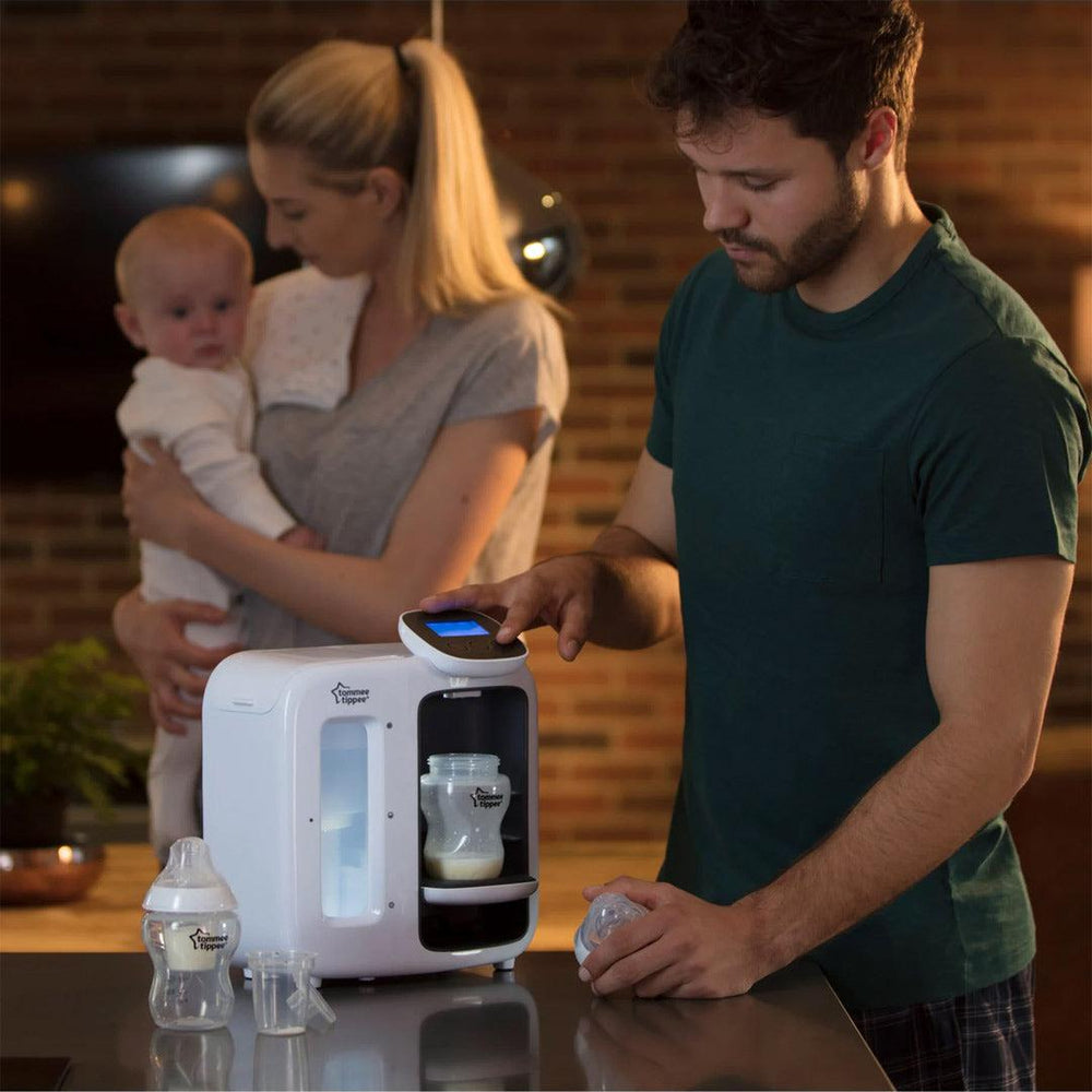 Tommee Tippee New Perfect Prep Day + Night - White-Bottle Prep Machines-White- | Natural Baby Shower