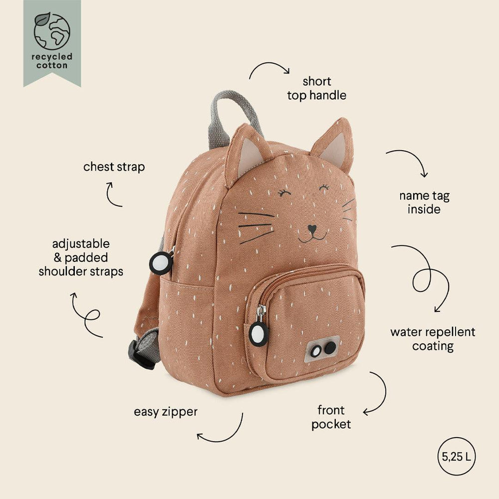 Trixie Small Backpack - Mrs Cat-Children's Backpacks-Mrs Cat- | Natural Baby Shower