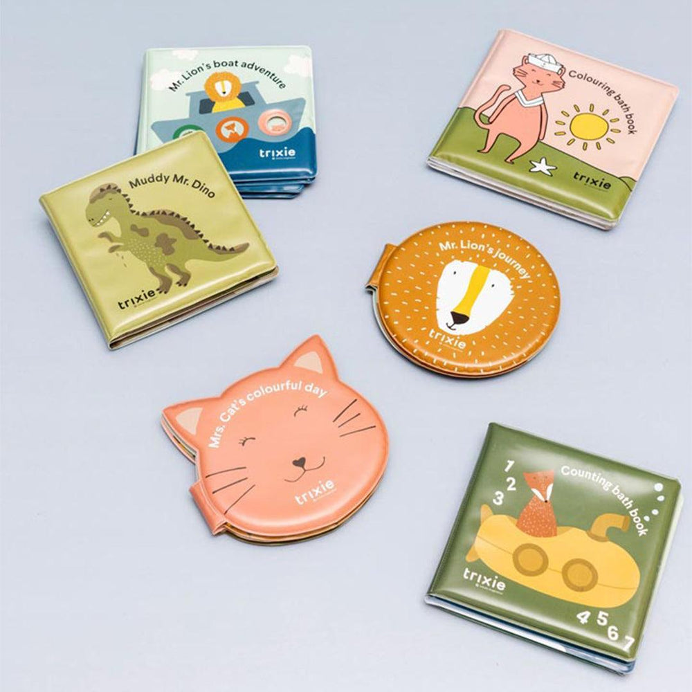 Trixie Counting Bath Book - Mr. Fox And Friends-Books-Mr. Fox And Friends- | Natural Baby Shower