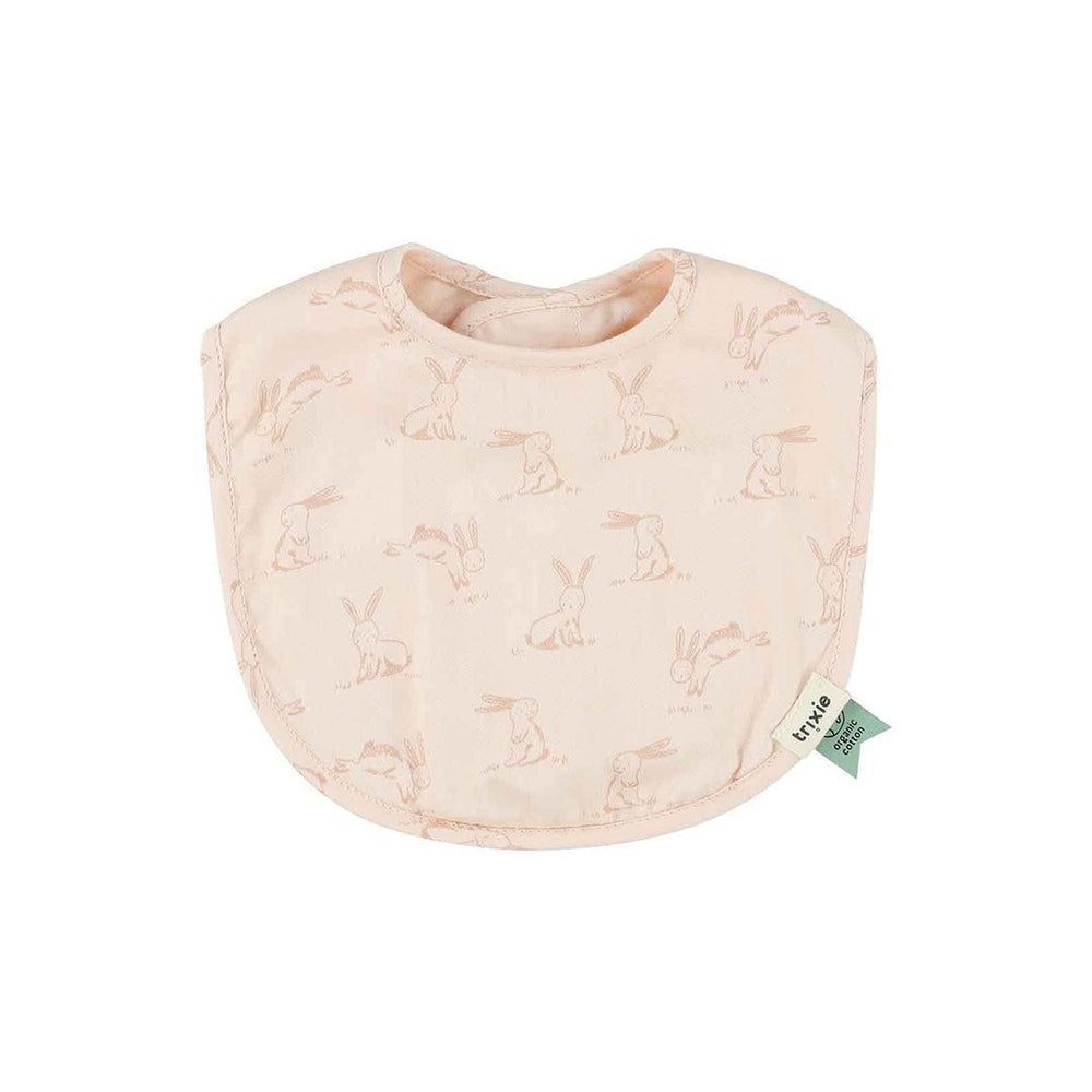 Trixie Newborn Bib 2 Pack Mix - Rosy Rabbit-Bibs-Rosy Rabbit- | Natural Baby Shower