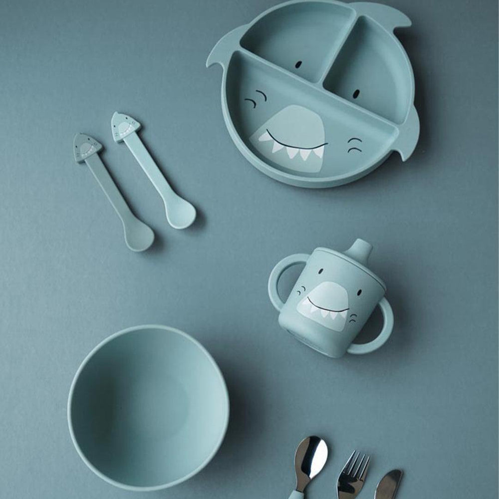 Trixie Silicone Spoon 2 Pack - Mr. Shark-Cutlery-Mr. Shark- | Natural Baby Shower