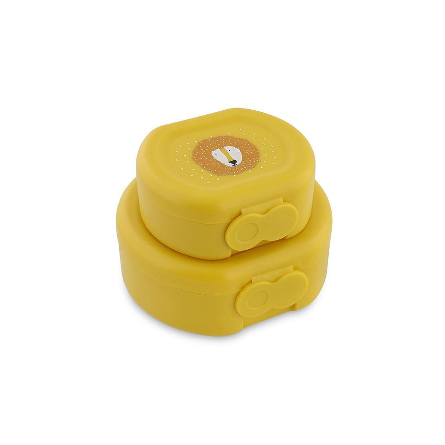 Trixie Snackbox with Clip - 2pcs - Mr. Lion-Snack Boxes-Mr. Lion- | Natural Baby Shower
