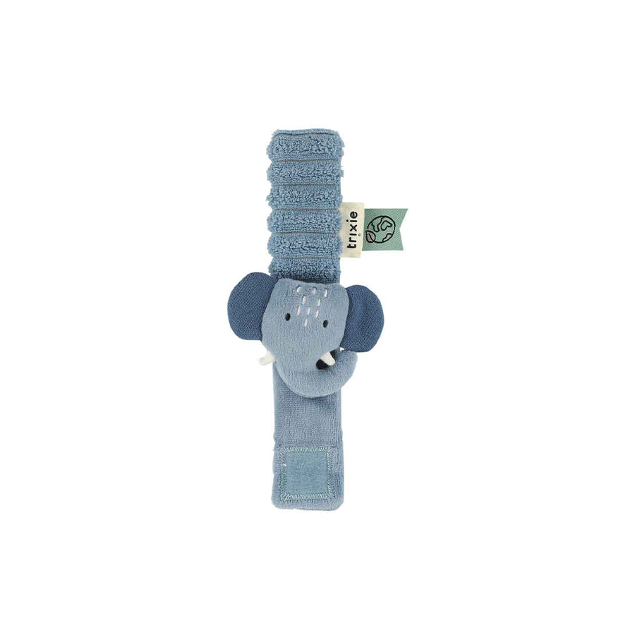 Trixie Wrist Rattle - Mrs. Elephant-Rattles-Mrs. Elephant- | Natural Baby Shower